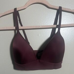 Aerie Maroon Full Coverage Wireless‎ Bra | 32C